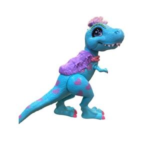 Little Live Pets Lil' Dipper Interactive Water Pet Dinosaur Rex Blue Pink